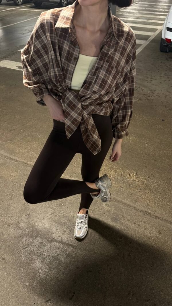 leggings with straps Brown — изображение 2