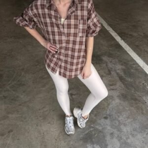 leggings with straps White