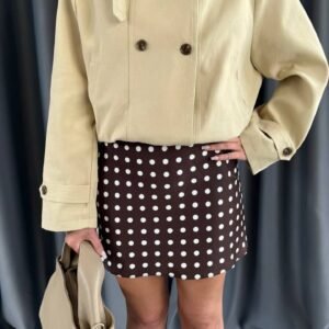 Skirt White-Brown